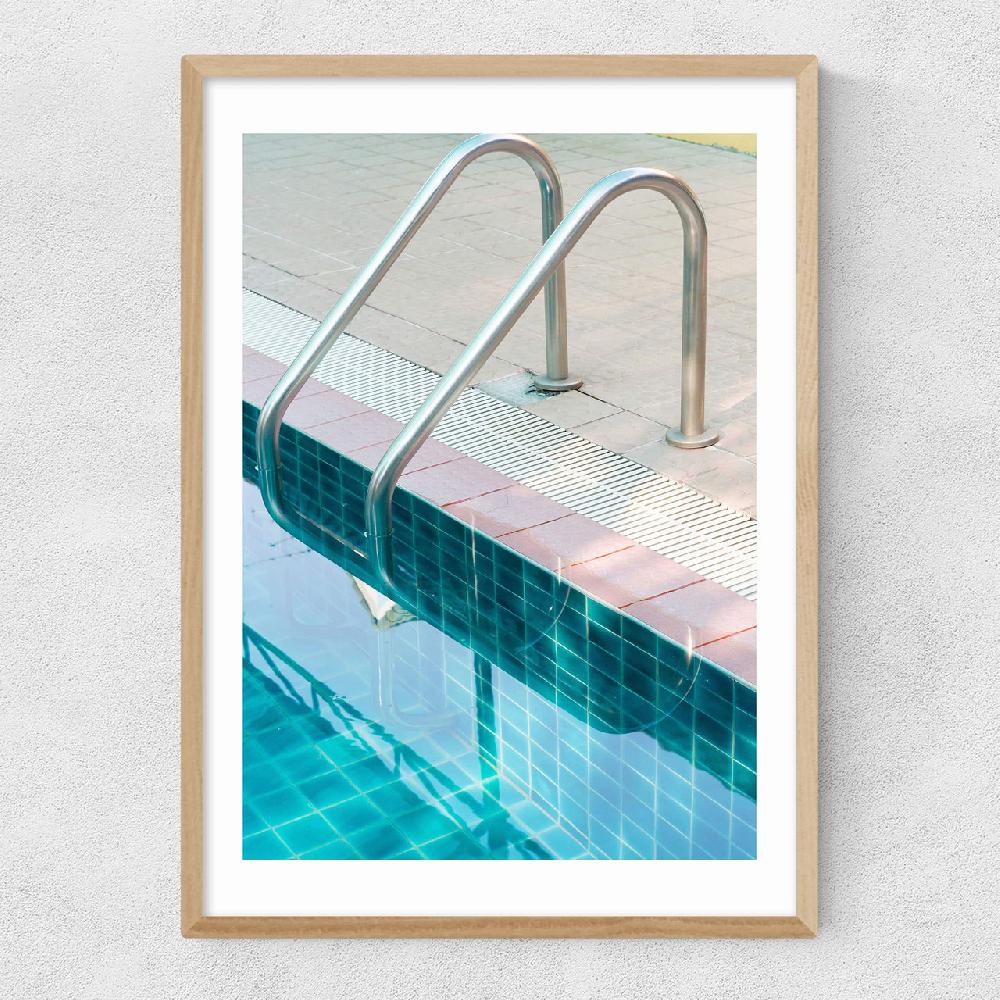 East End Prints Vintage Swimming Pool