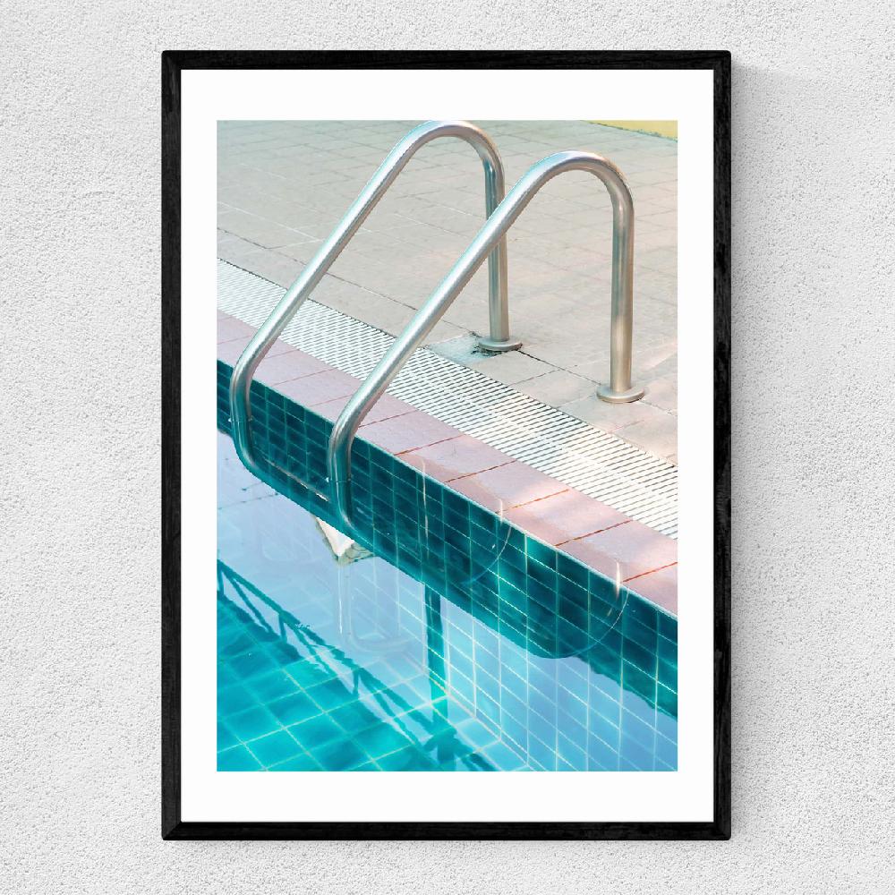 east end prints Vintage Swimming Pool