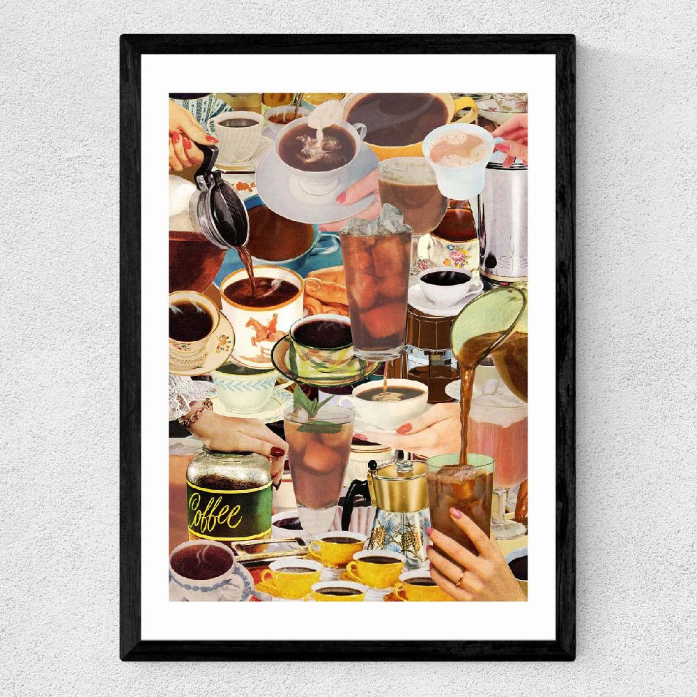 East End Prints Wake Up And Smell The Coffee