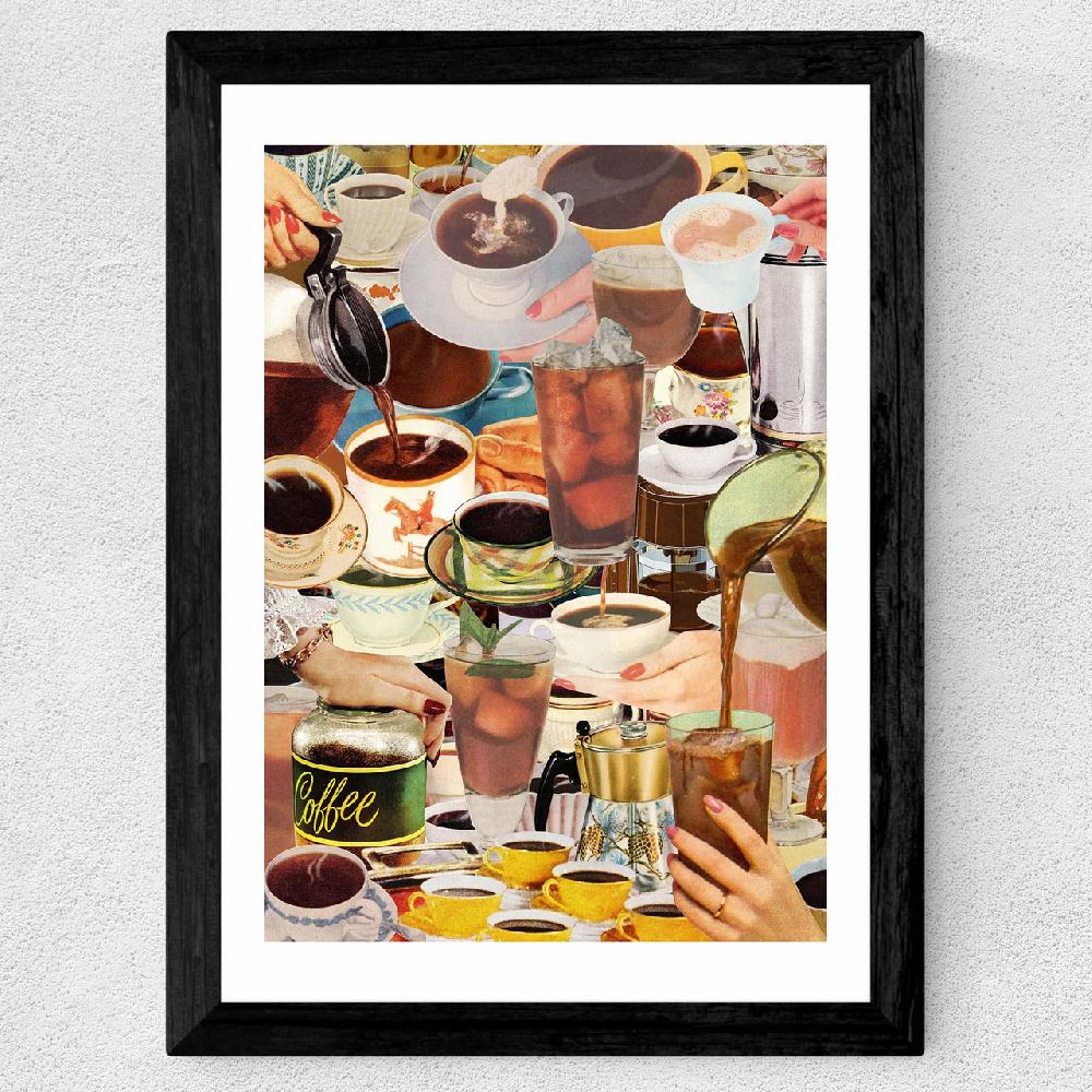 East End Prints Wake Up And Smell The Coffee