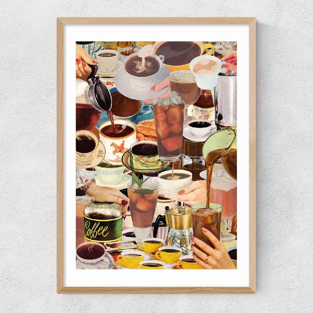 East End Prints Wake Up And Smell The Coffee