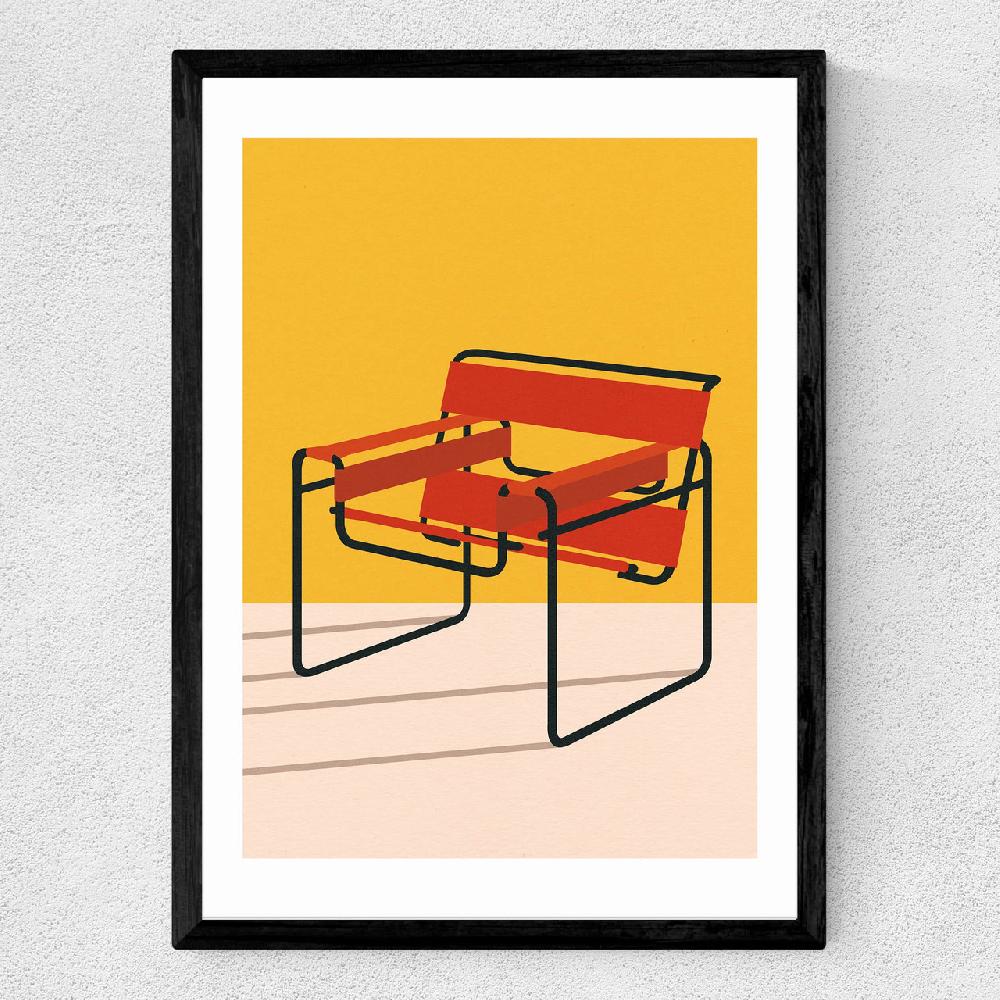 East End Prints Wassily Chair Marcel Breuer