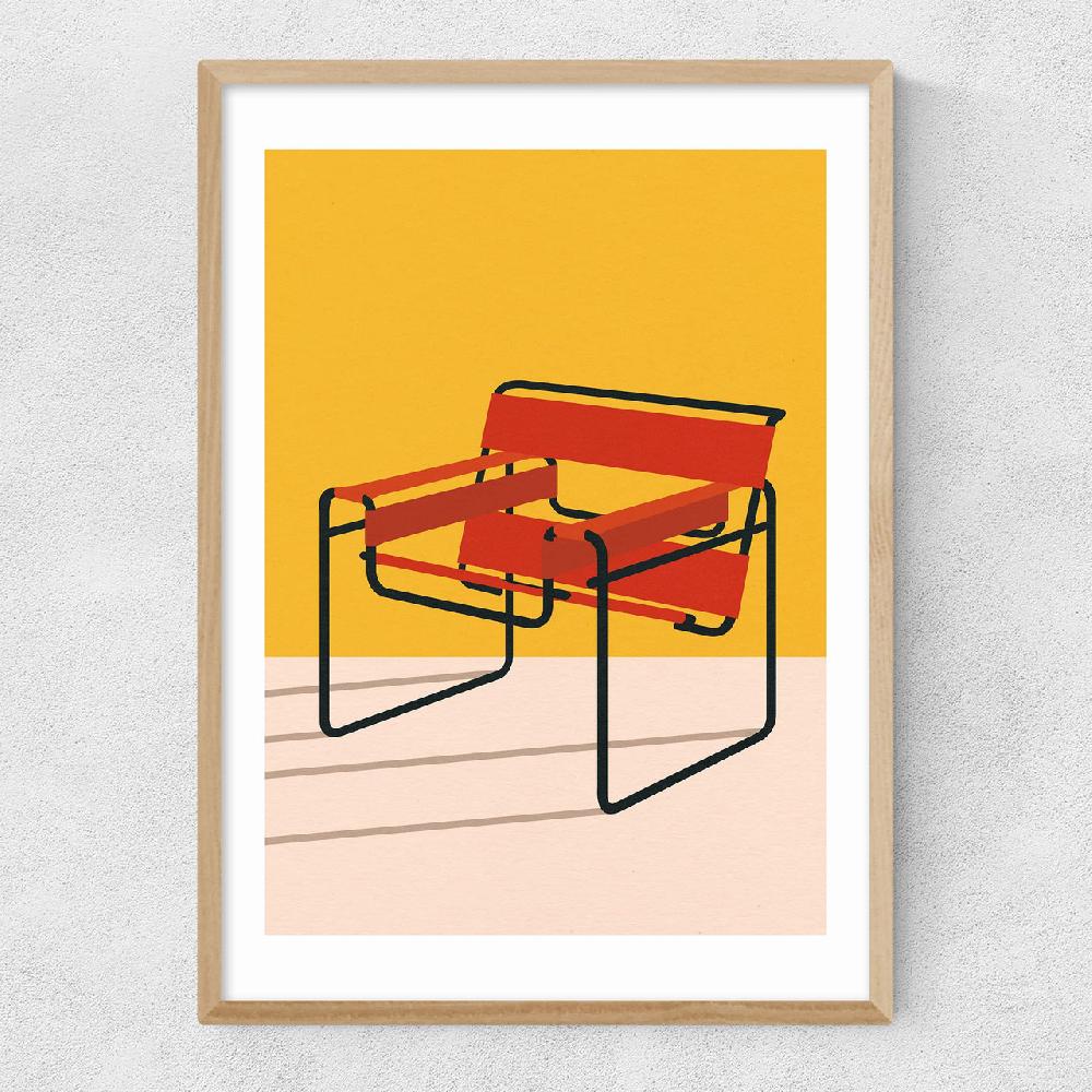 East End Prints Wassily Chair Marcel Breuer