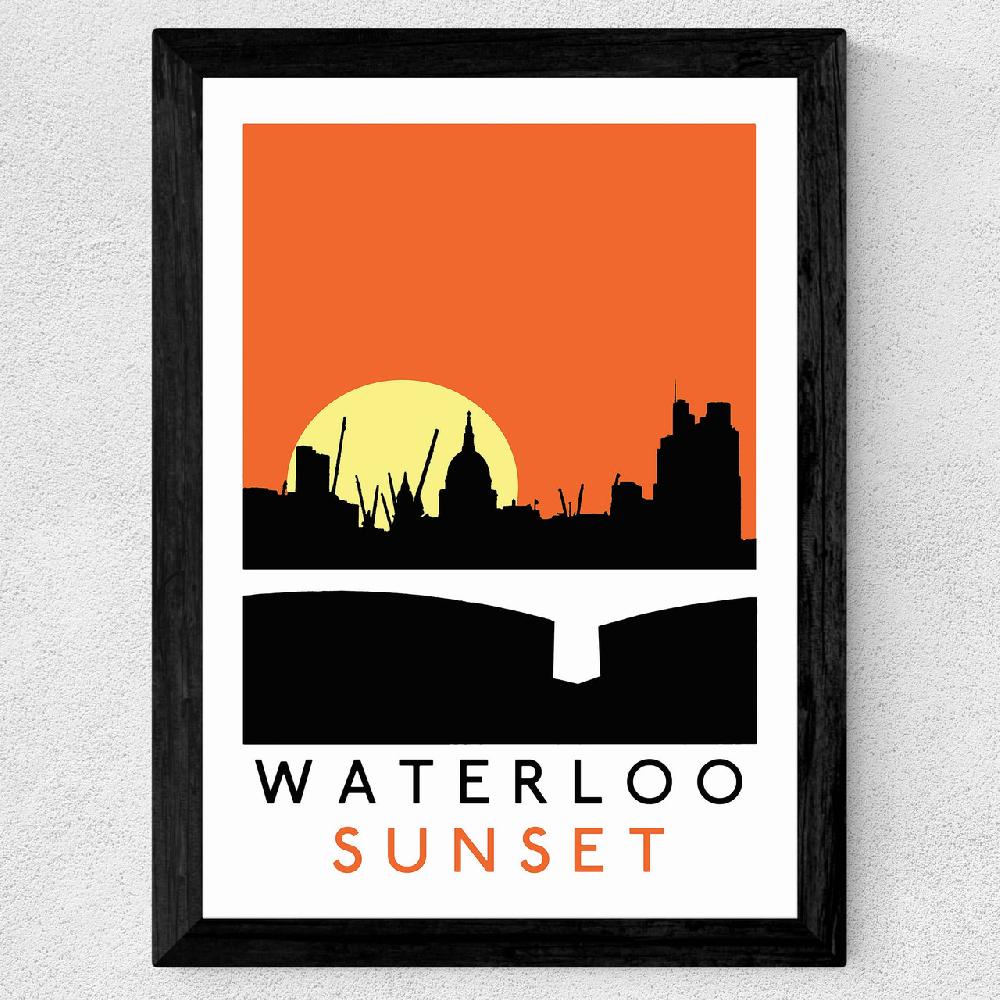 East End Prints Waterloo Sunset By Indieprints