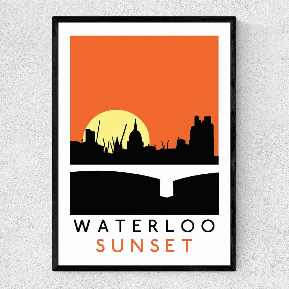 east end prints Waterloo Sunset by Indieprints