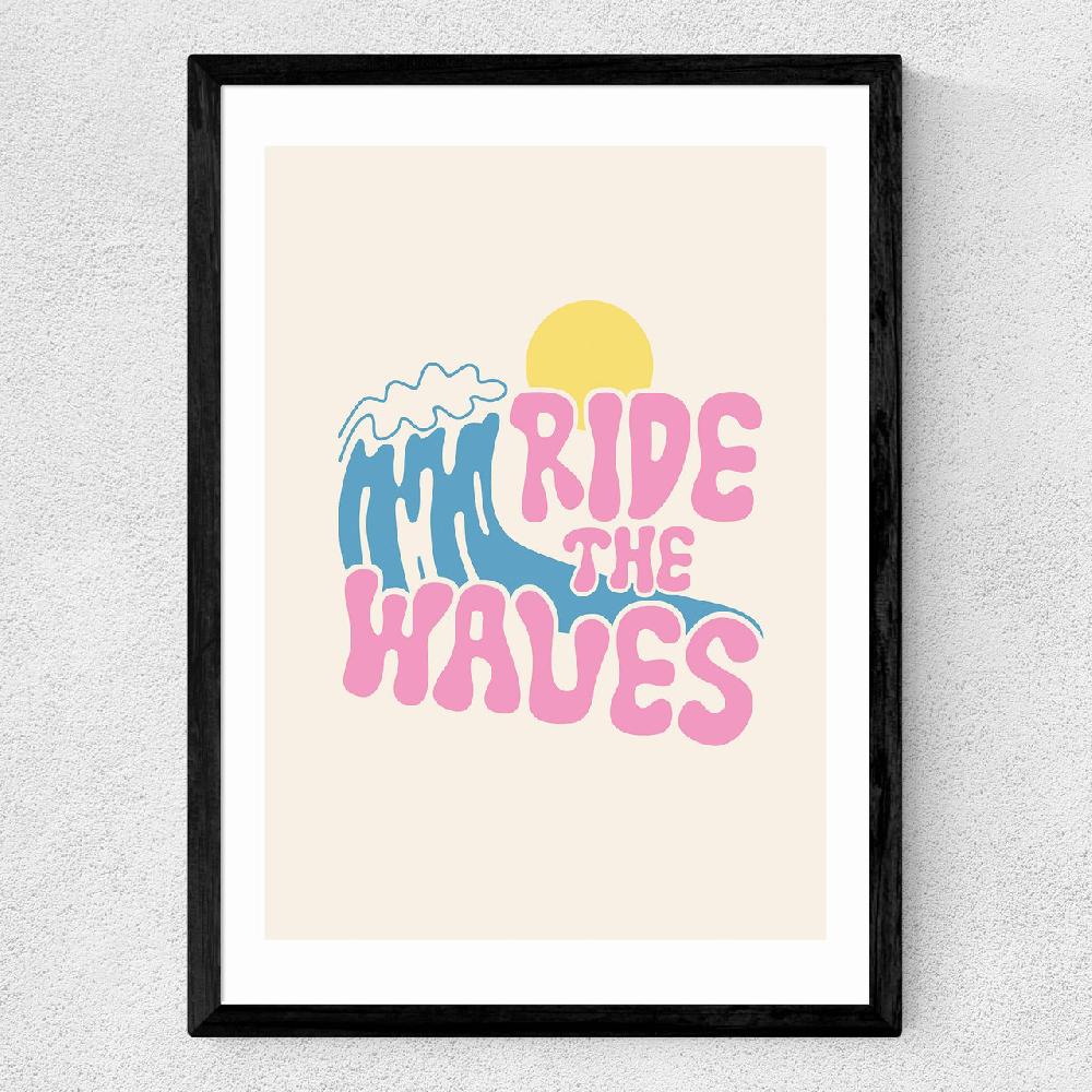 East End Prints Waves By The Violet Eclectic