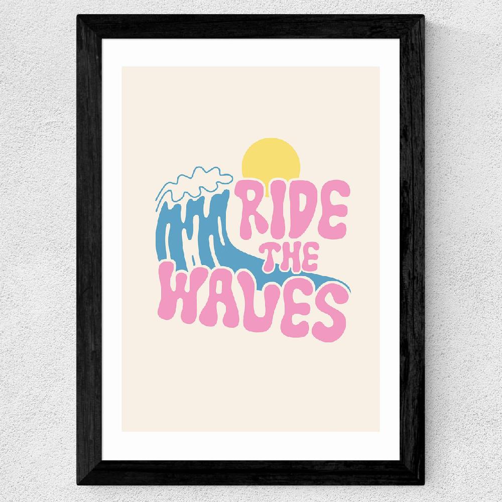 East End Prints Waves By The Violet Eclectic