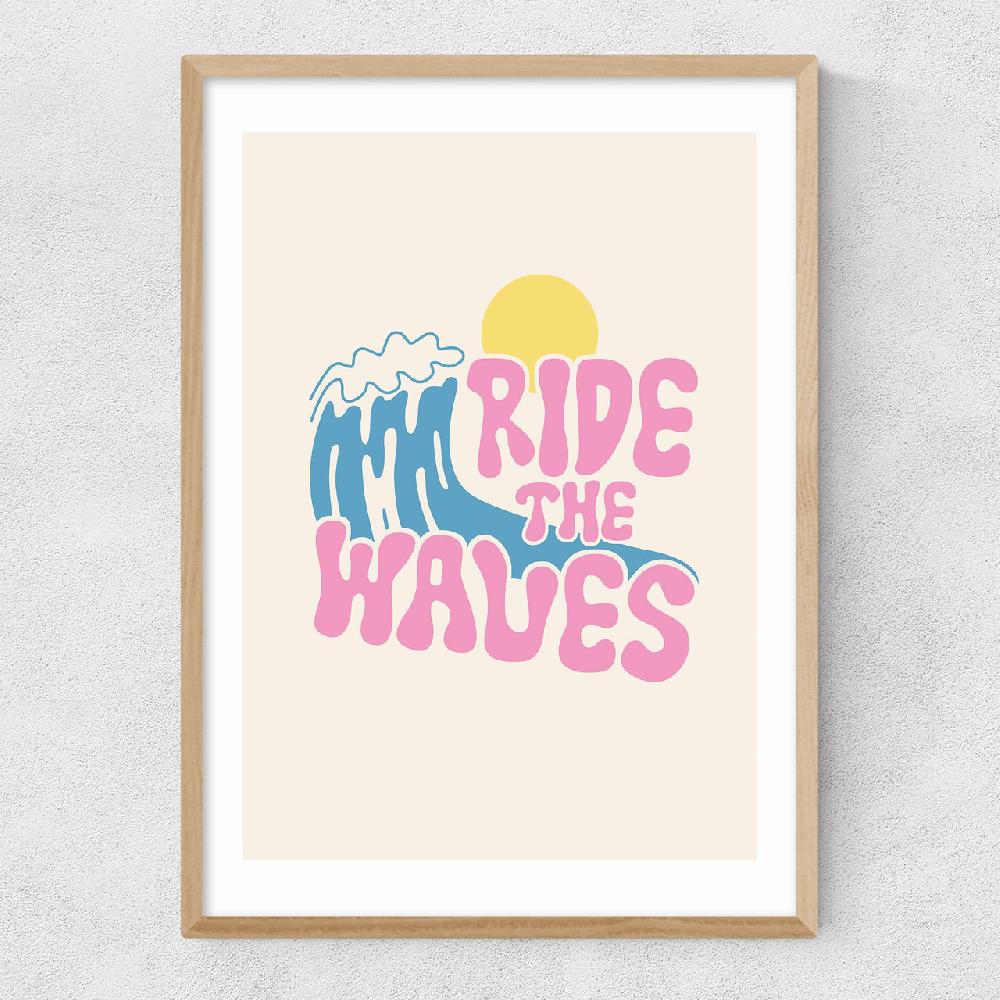 East End Prints Waves By The Violet Eclectic