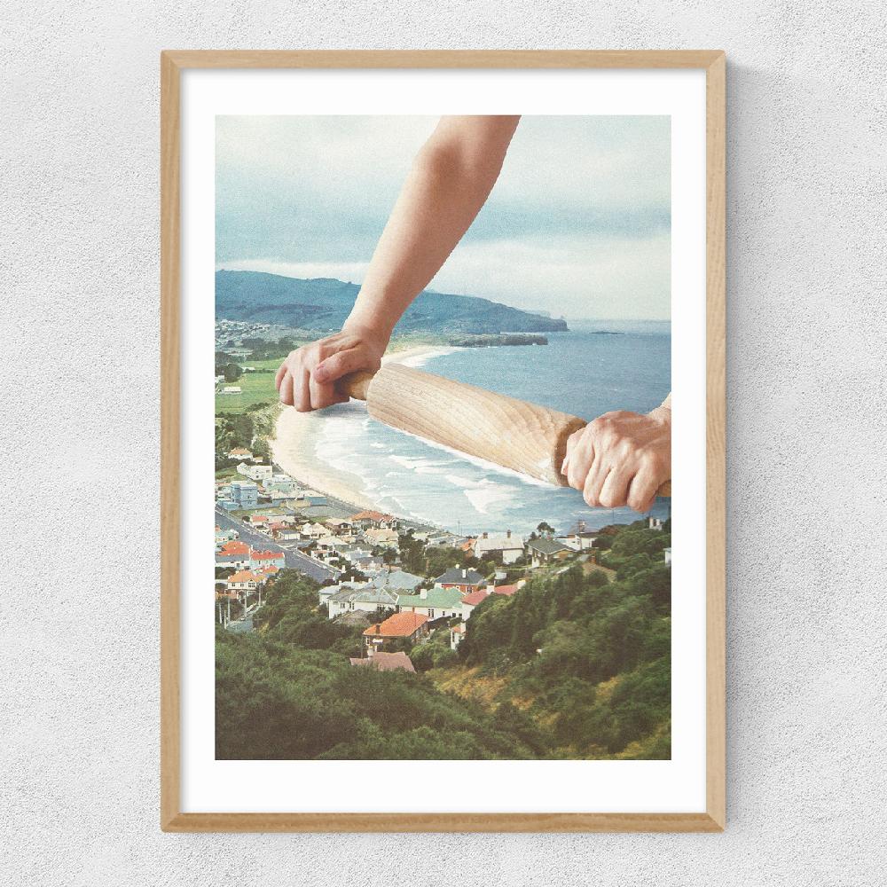 East End Prints Waves Roller - Sea Waves Rolling Pin