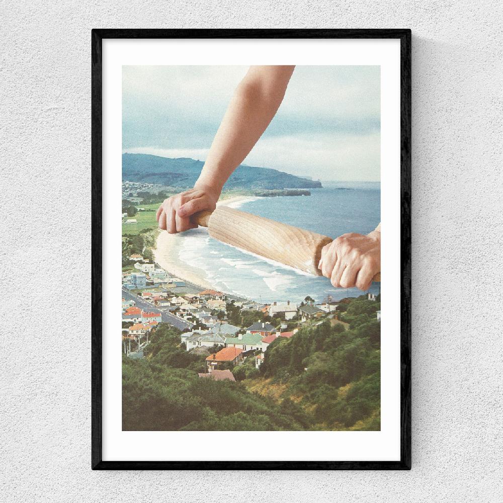 east end prints Waves Roller - Sea waves rolling pin