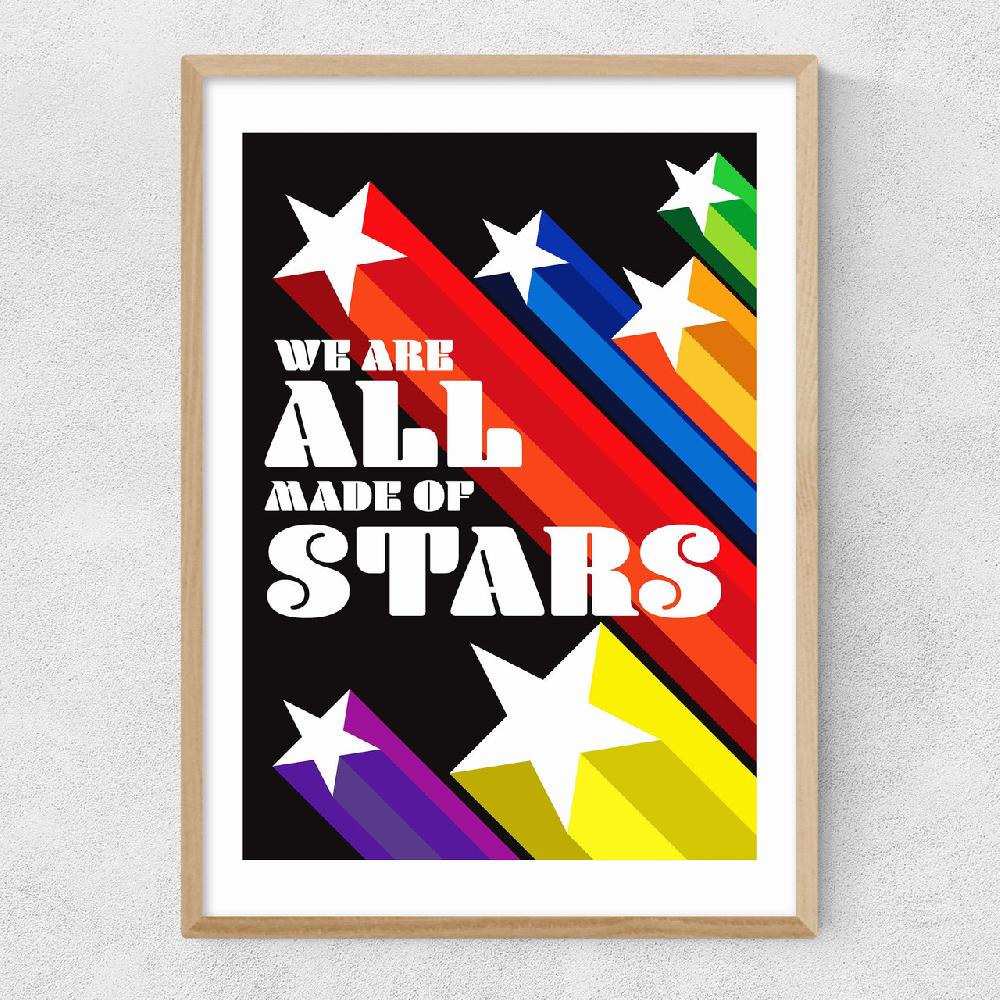 East End Prints We Are All Made Of Stars