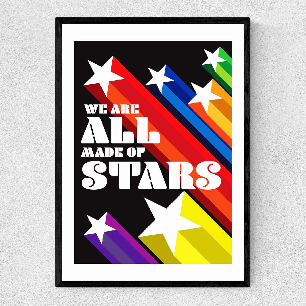 east end prints We Are All Made Of Stars