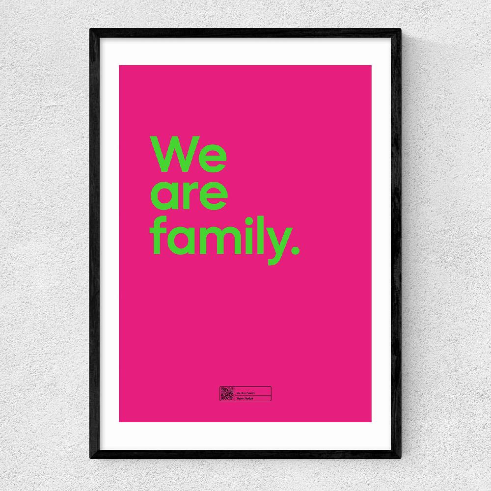 east end prints We Are Family