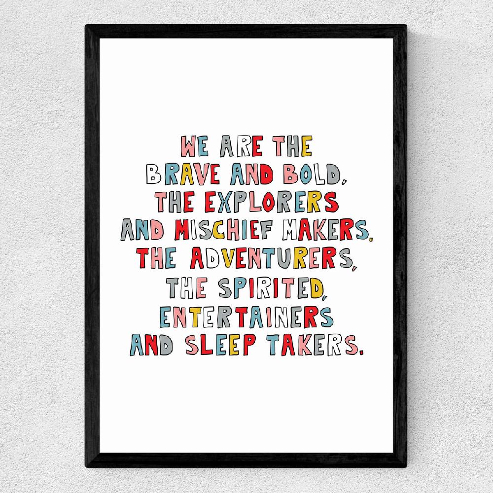 East End Prints We Are The Young