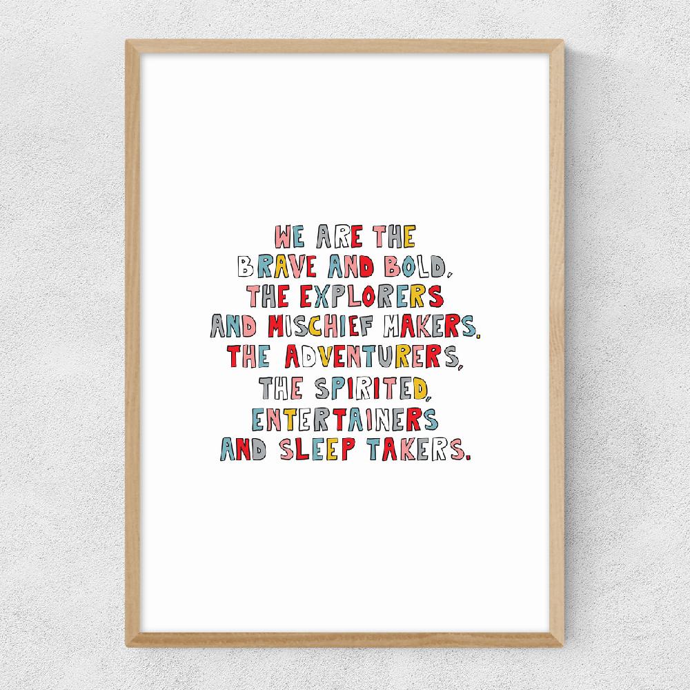 East End Prints We Are The Young