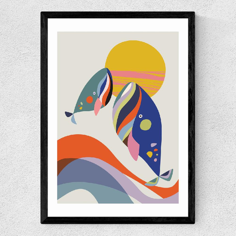 East End Prints Whales