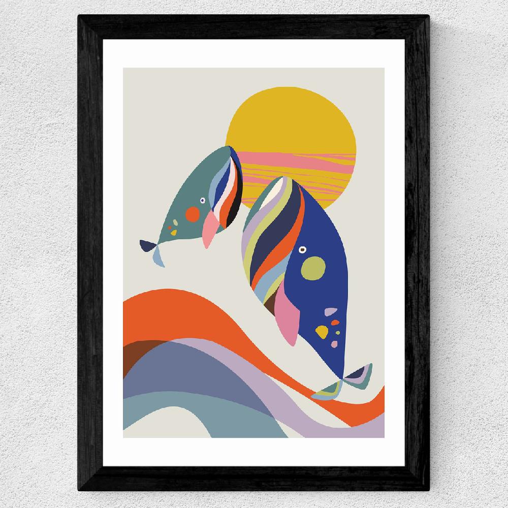 East End Prints Whales