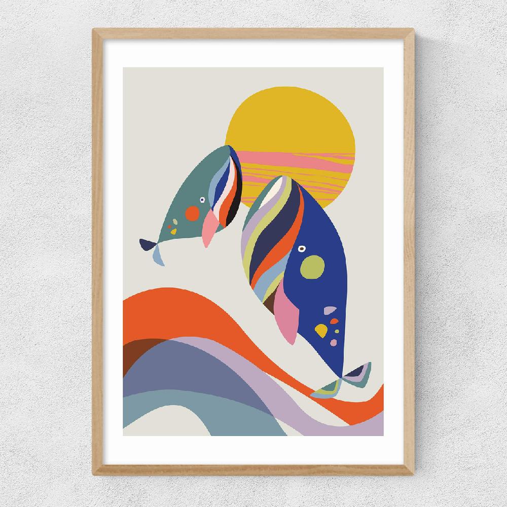 East End Prints Whales