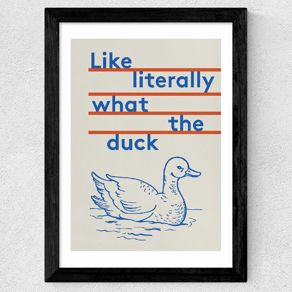 East End Prints What The Duck