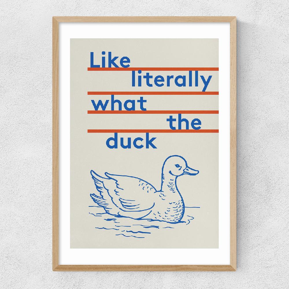 East End Prints What The Duck