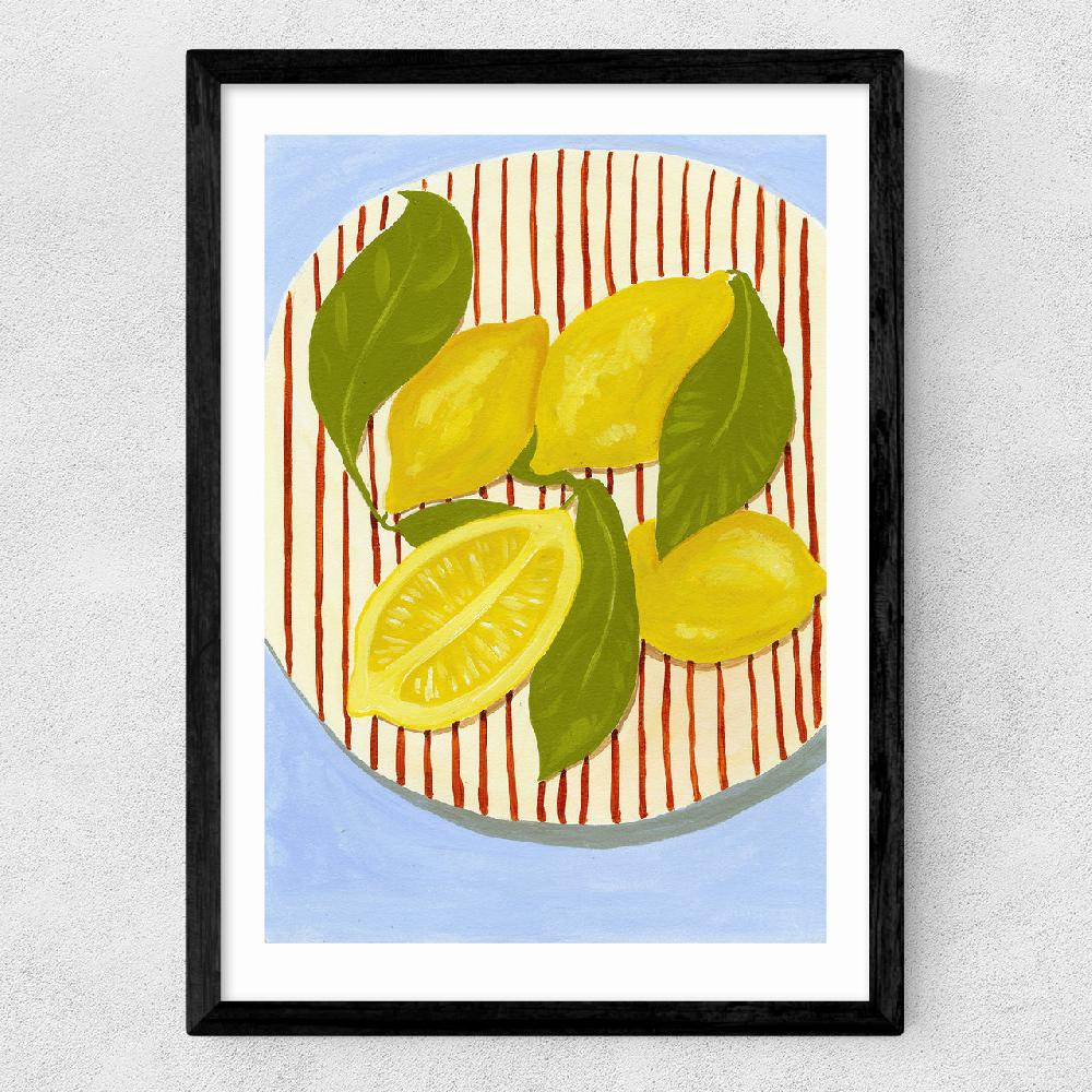 East End Prints When Life Gives You Leafy Lemons
