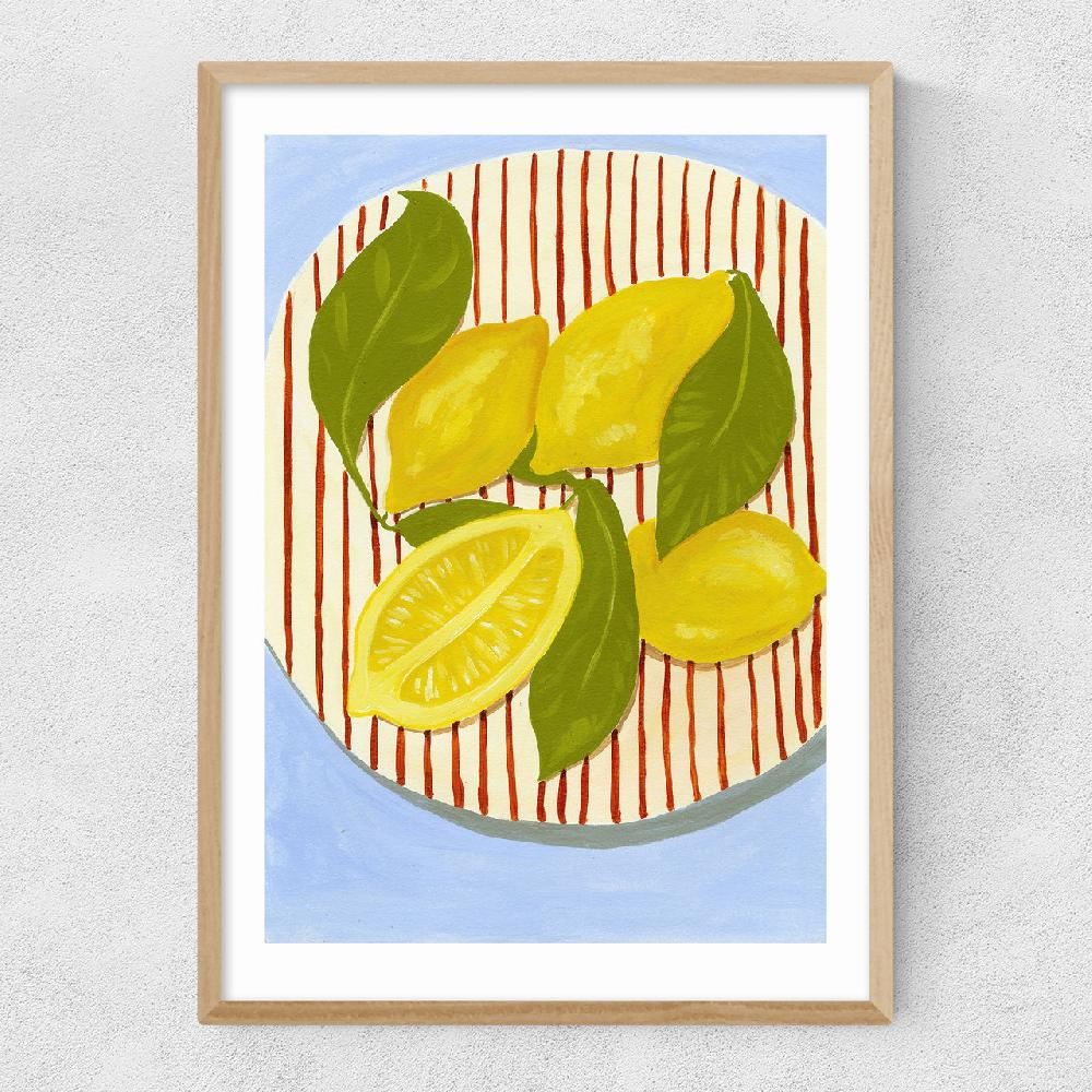 East End Prints When Life Gives You Leafy Lemons