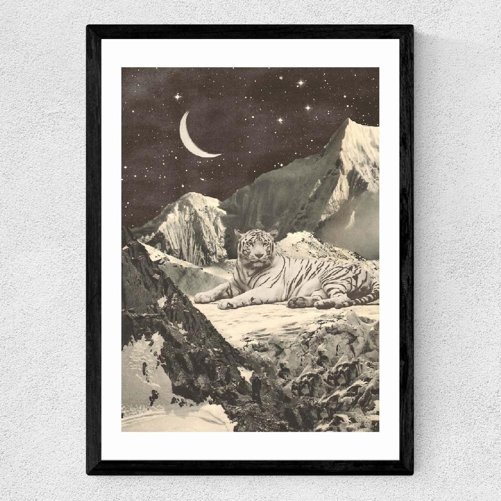 East End Prints White Tiger