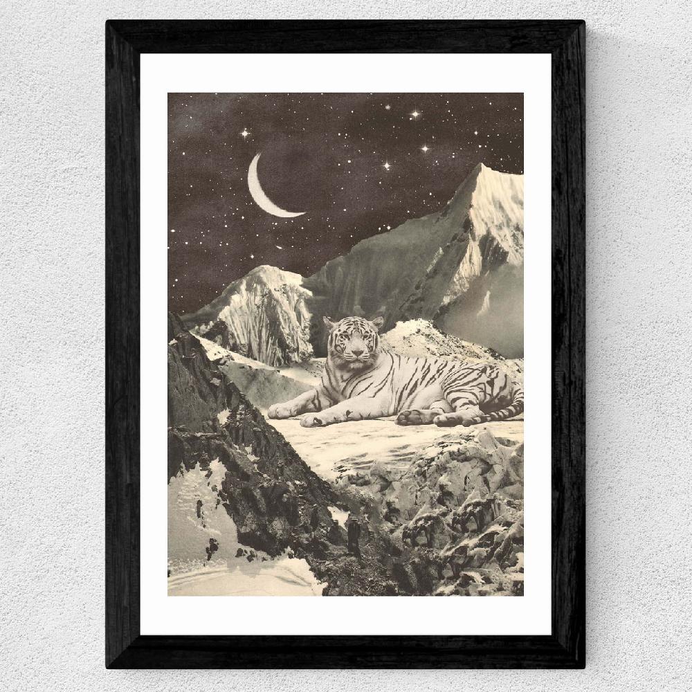 East End Prints White Tiger