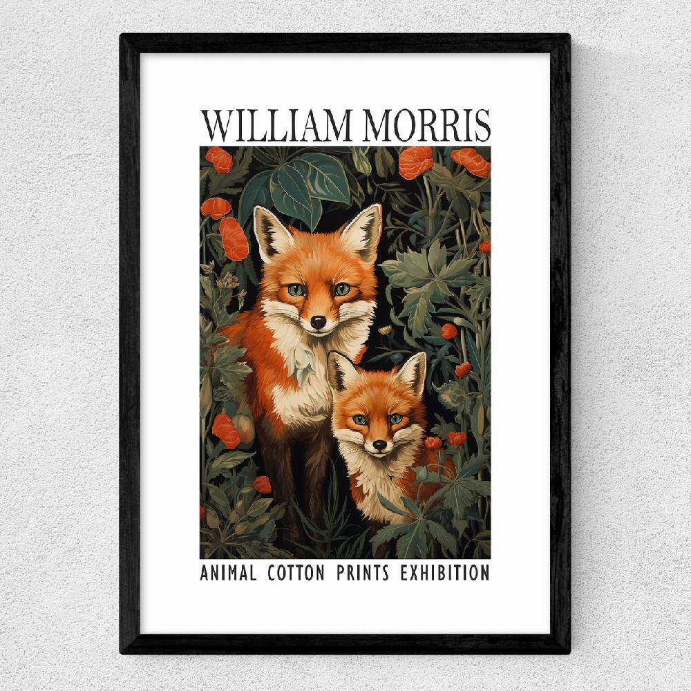 East End Prints William Morris Fox Cubs