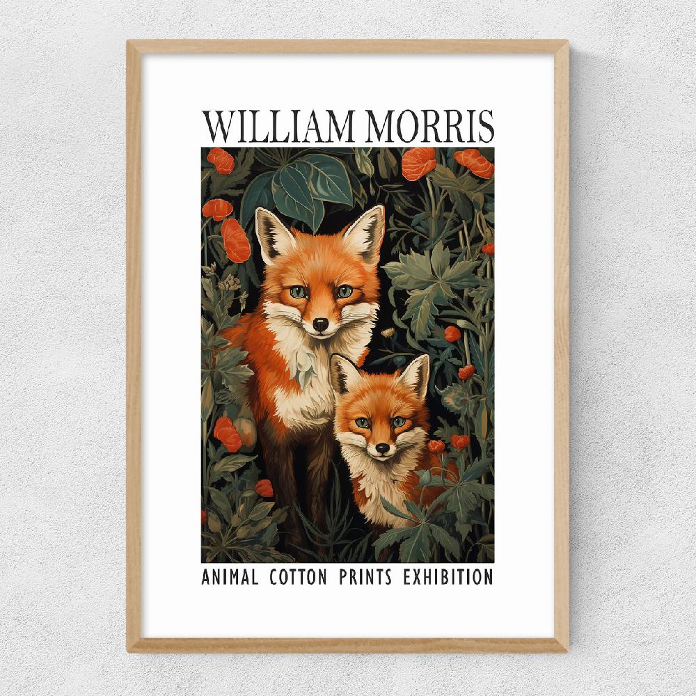 East End Prints William Morris Fox Cubs