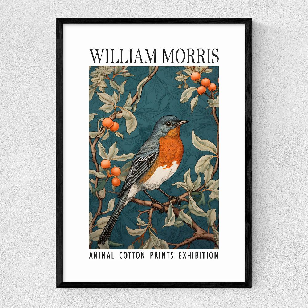 east end prints William Morris Robin