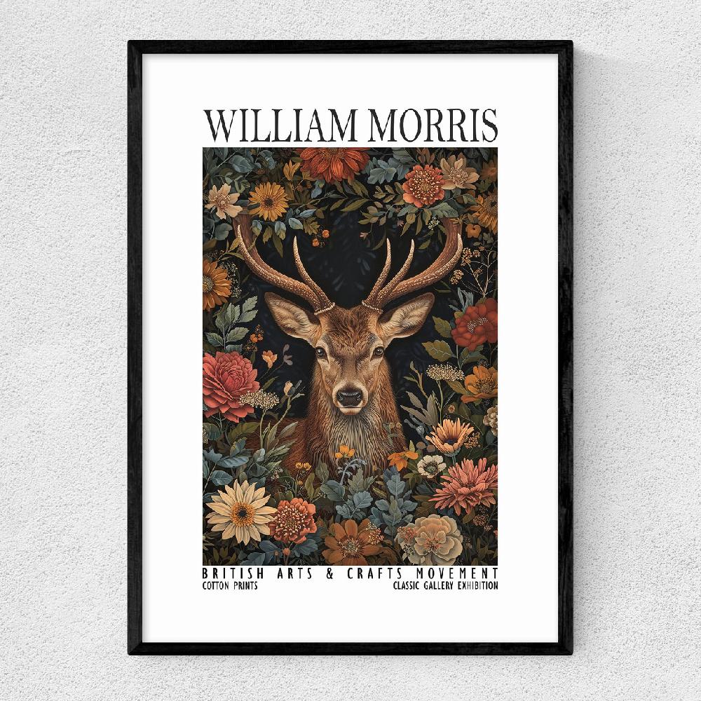 east end prints William Morris Stag