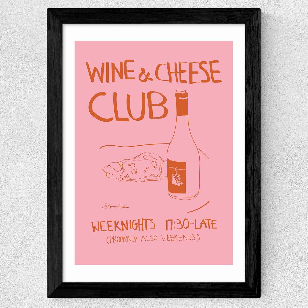East End Prints Wine And Cheese Club