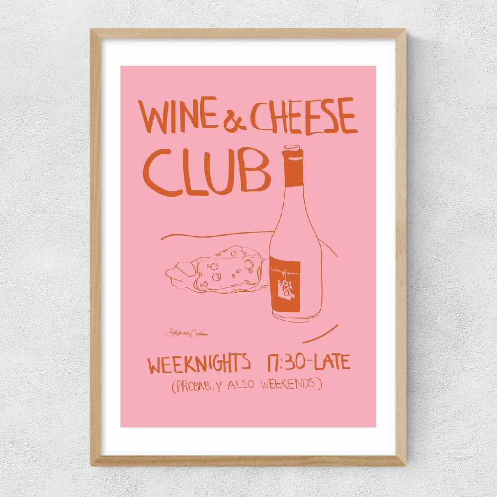 East End Prints Wine And Cheese Club