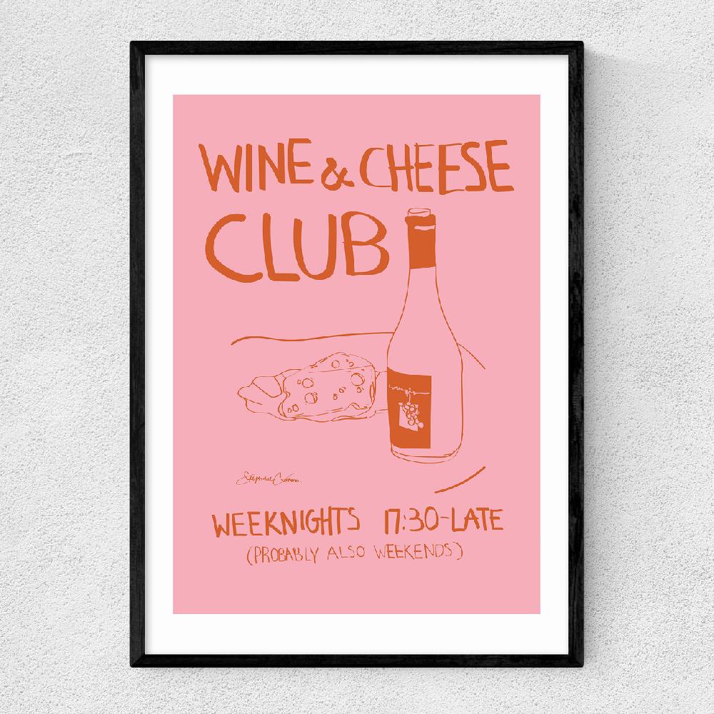 east end prints Wine and Cheese Club