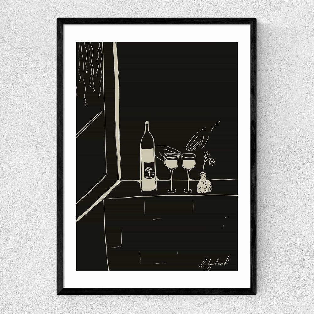 east end prints Wine and Friends