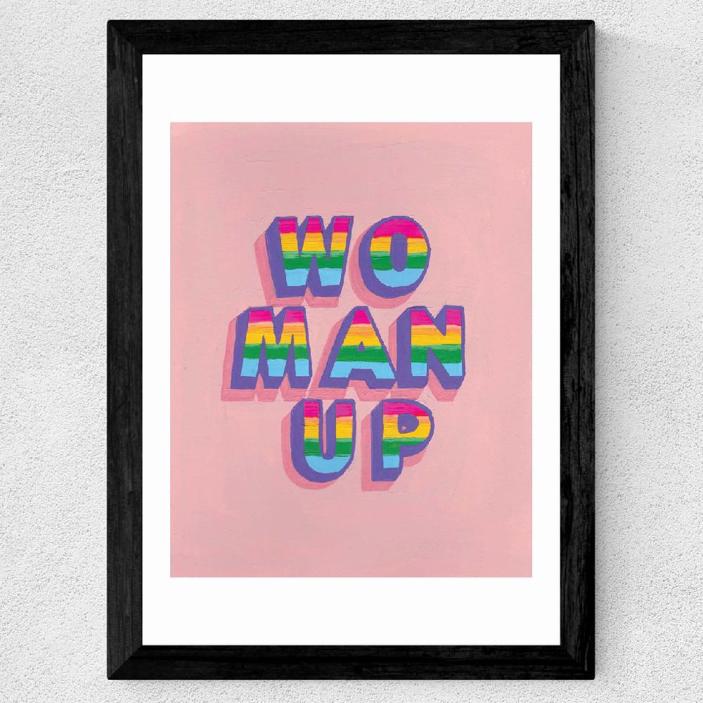 East End Prints Woman Up