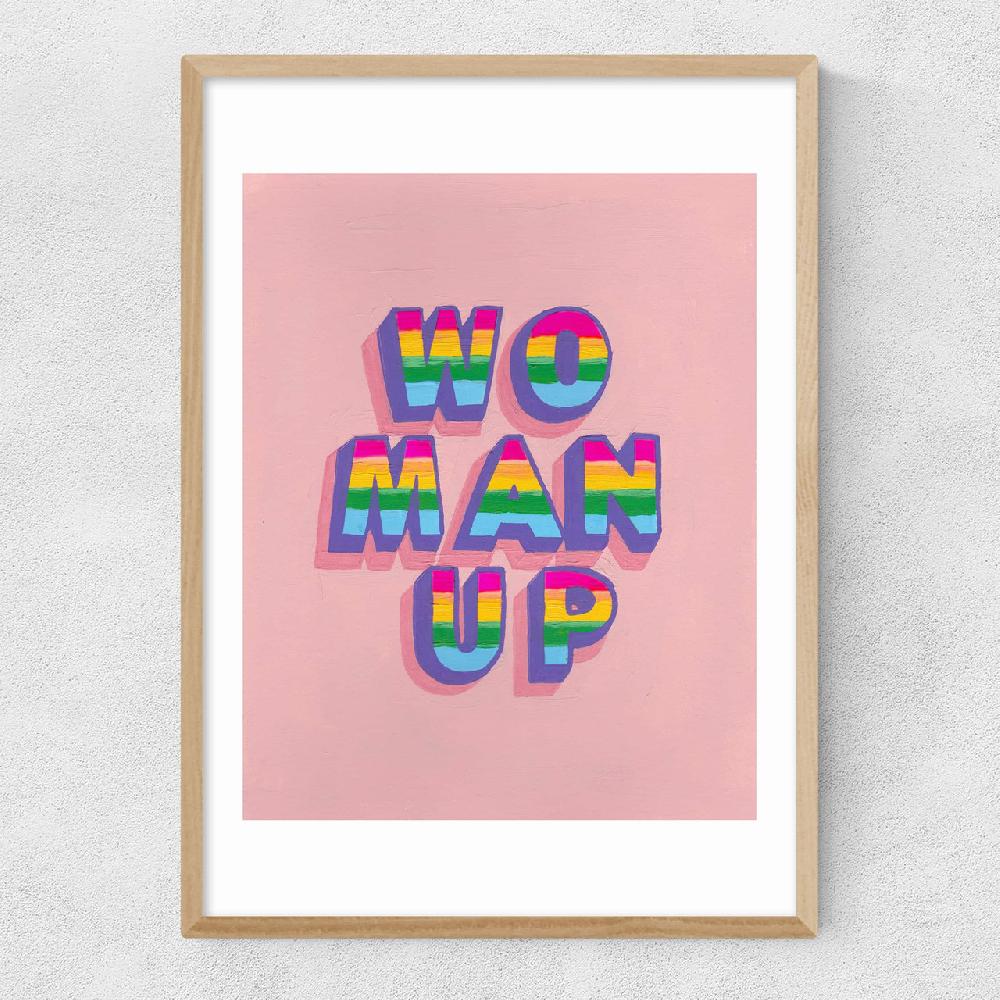 East End Prints Woman Up