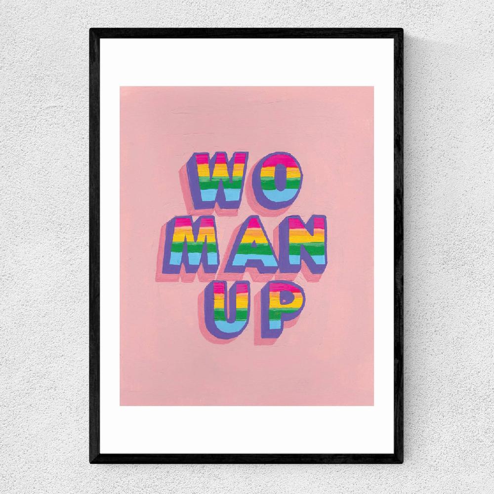 east end prints Woman Up