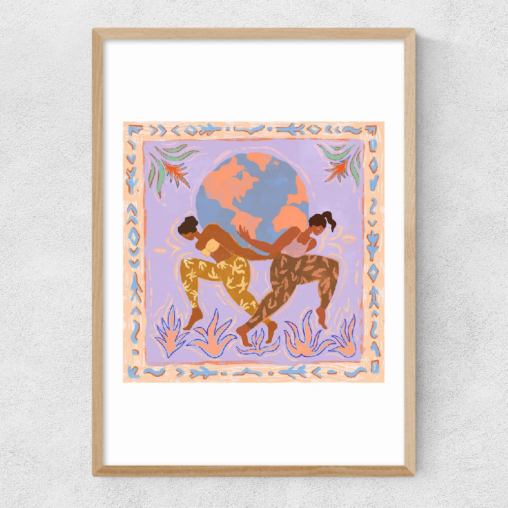 East End Prints Women Rule The World