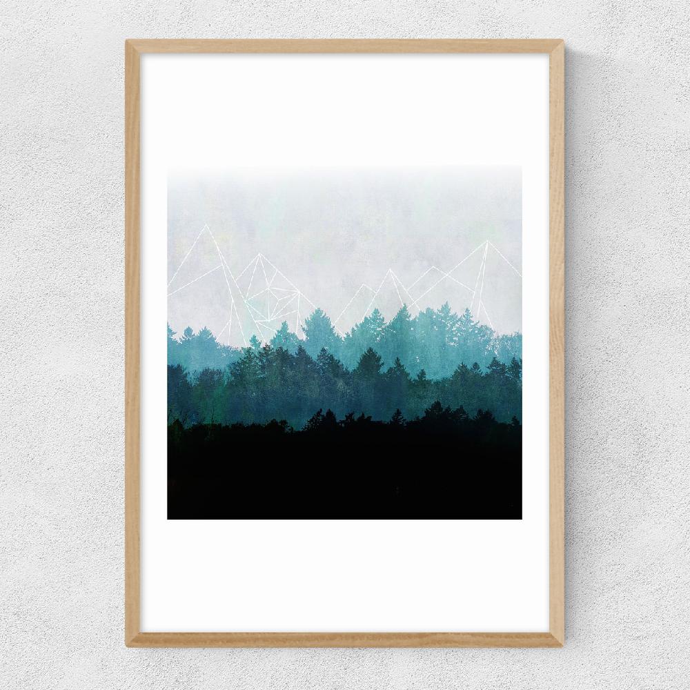 East End Prints Woods Pastel