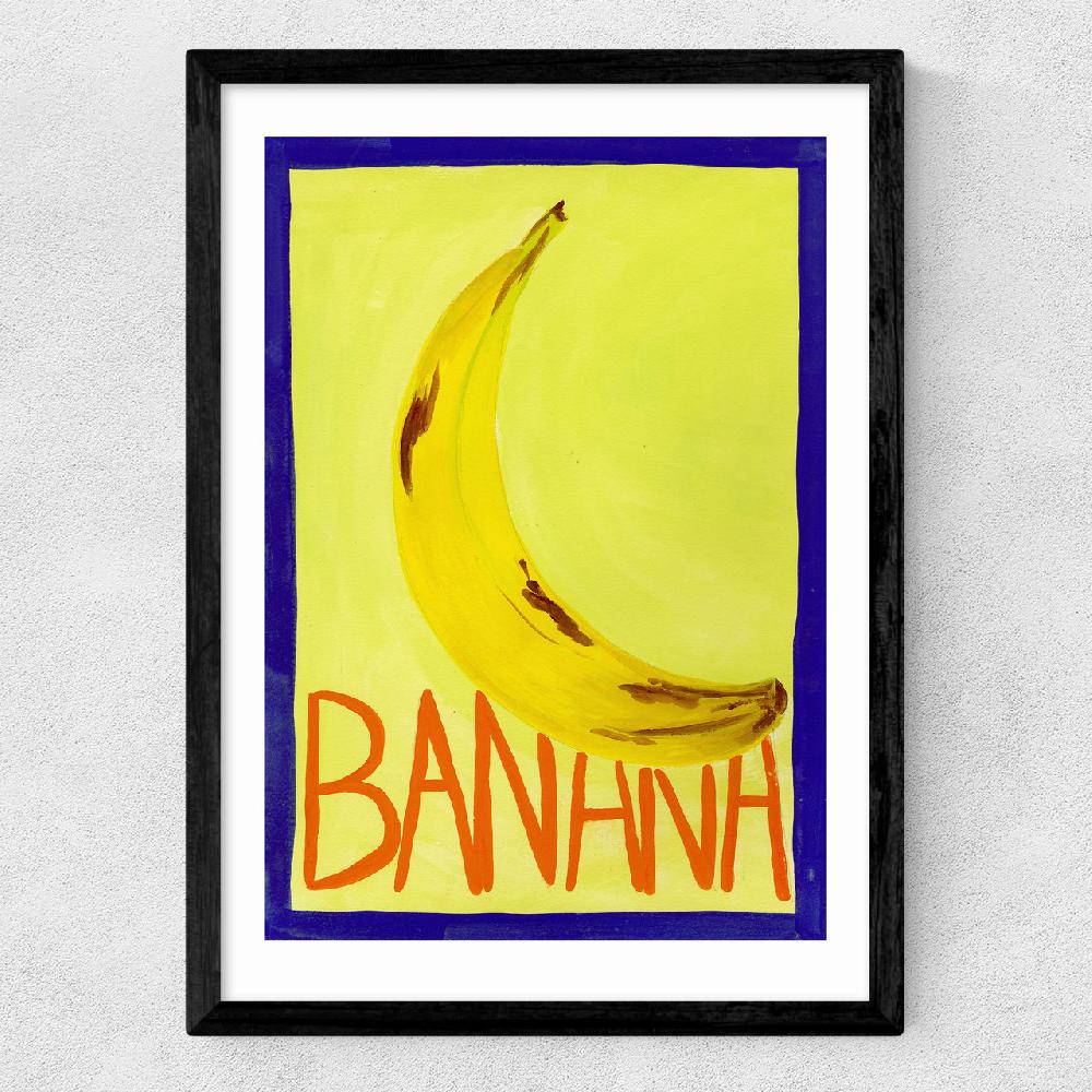 East End Prints Yellow Banana