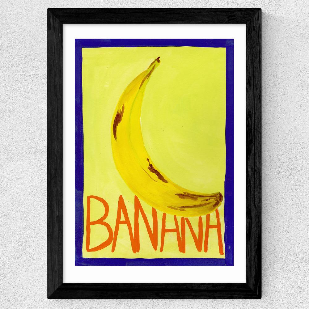 East End Prints Yellow Banana