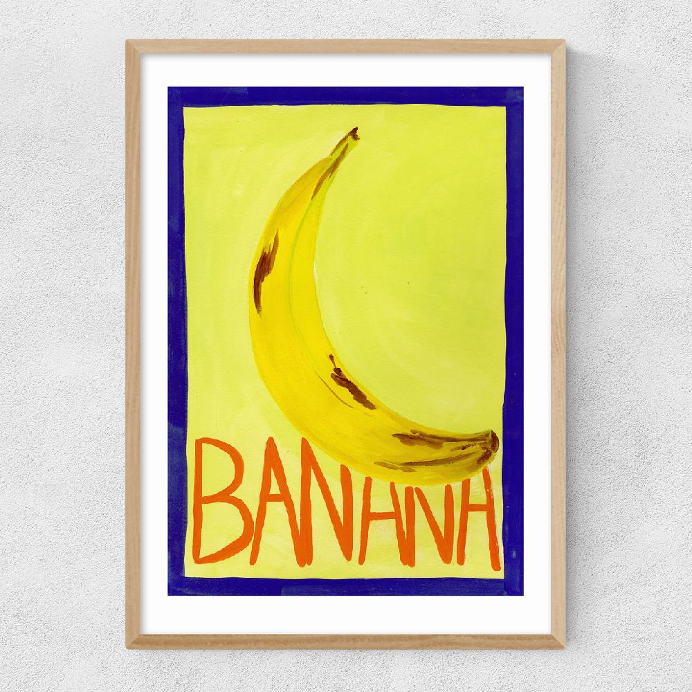 East End Prints Yellow Banana