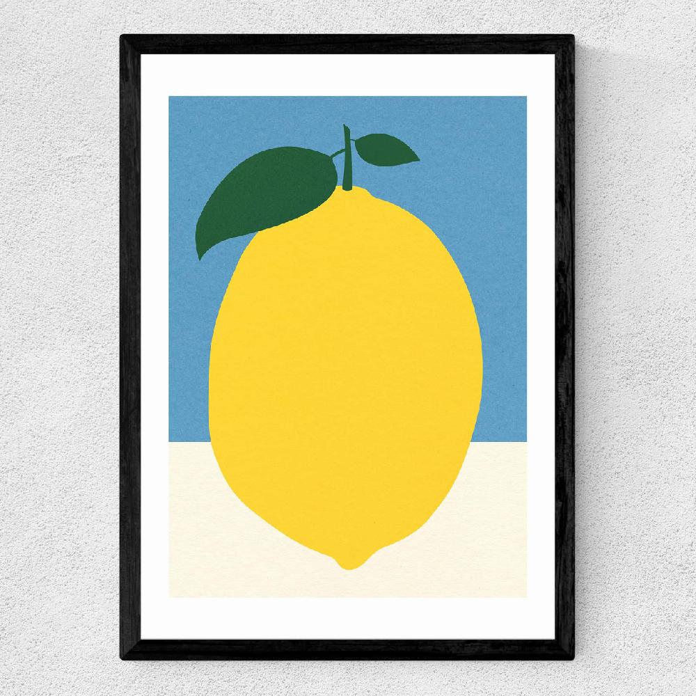 East End Prints Yellow Lemon