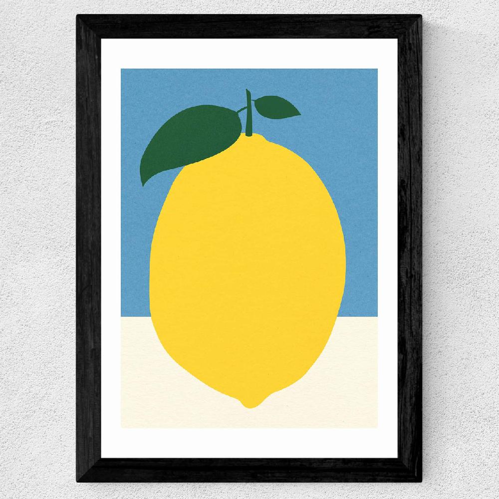 East End Prints Yellow Lemon