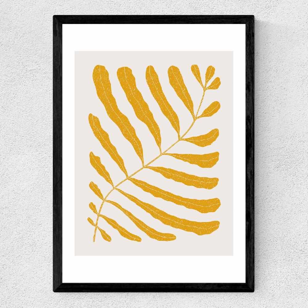 East End Prints Yellow Plant