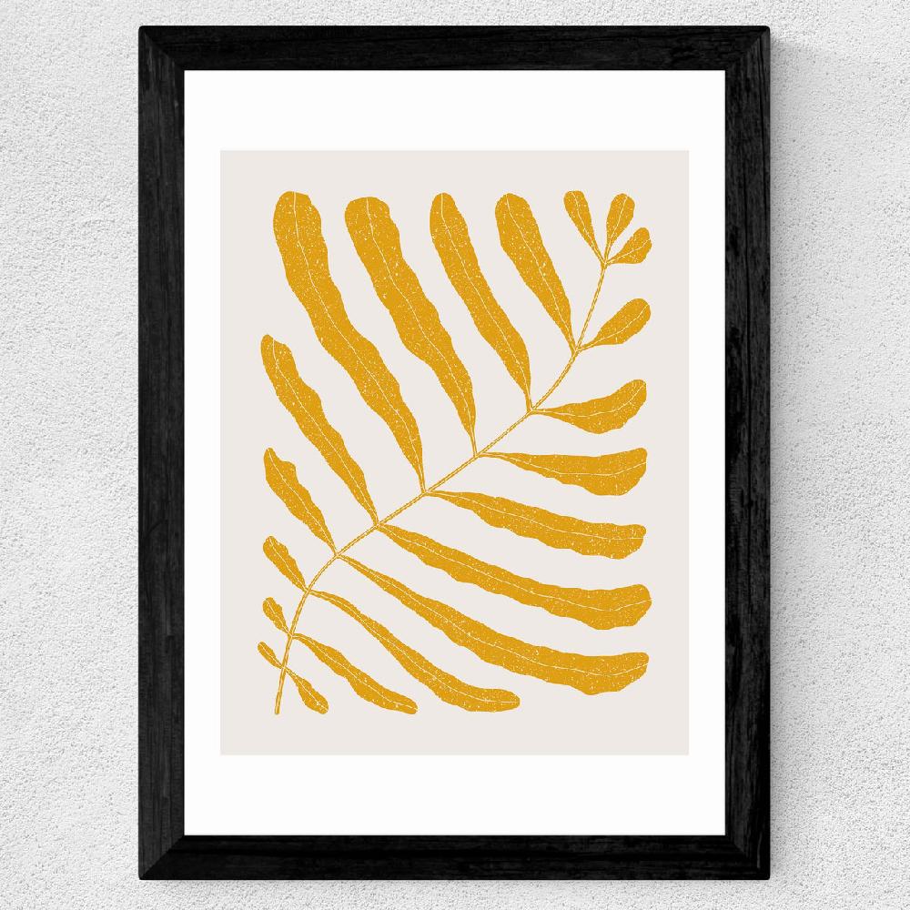 East End Prints Yellow Plant