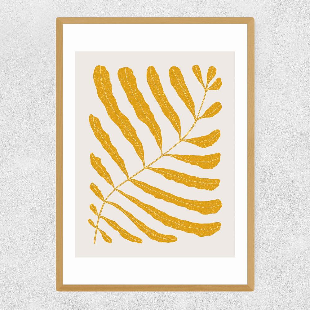 East End Prints Yellow Plant