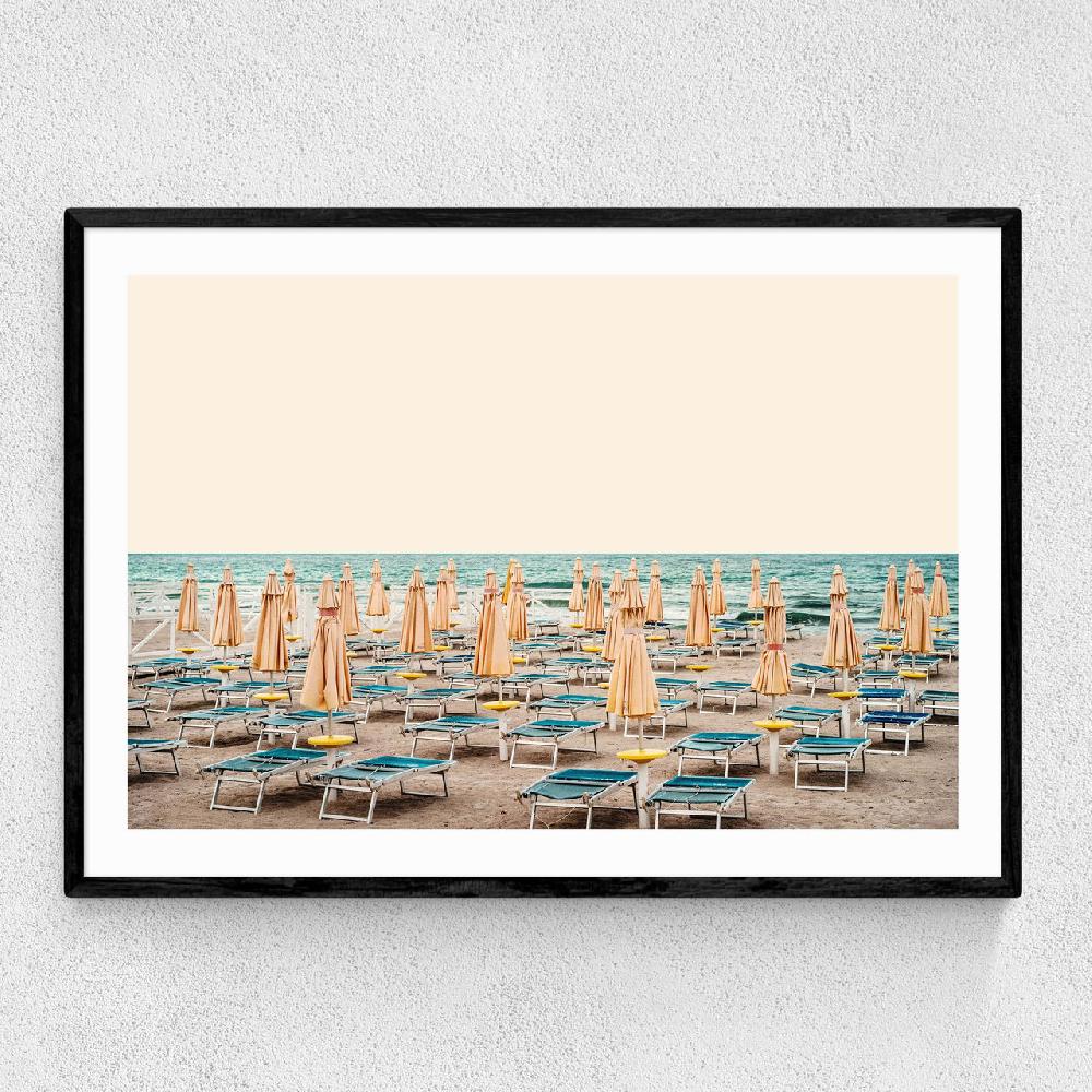 east end prints Yellow Umbrella - French Riviera